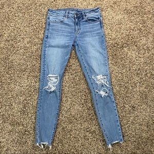 American eagle ripped jeans